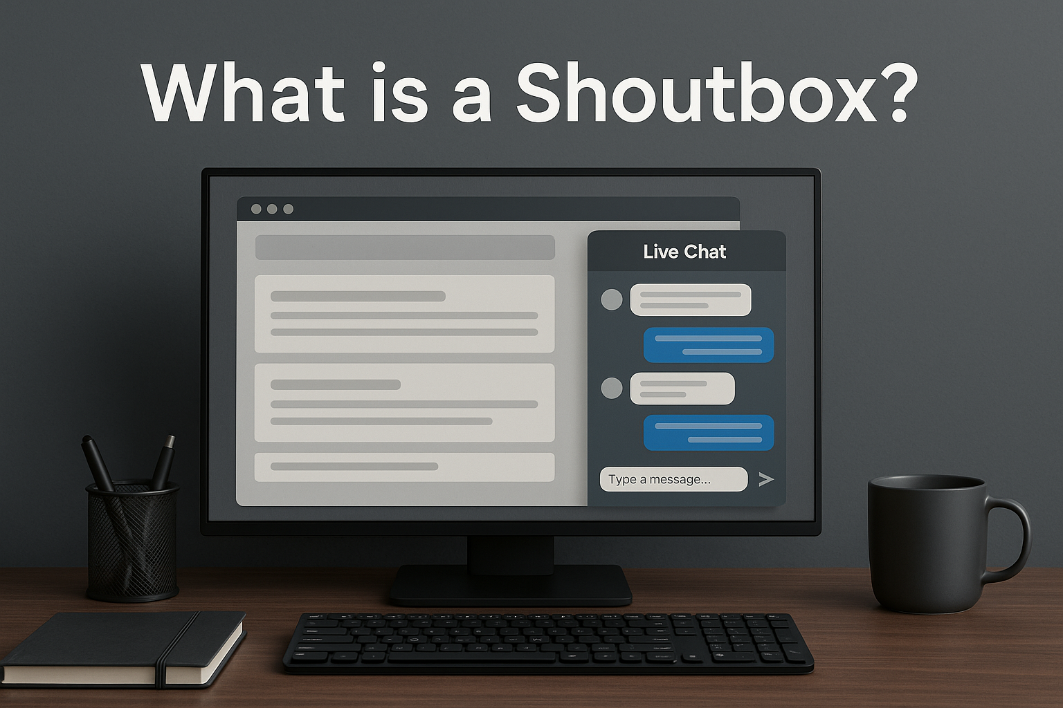What is a Shoutbox?